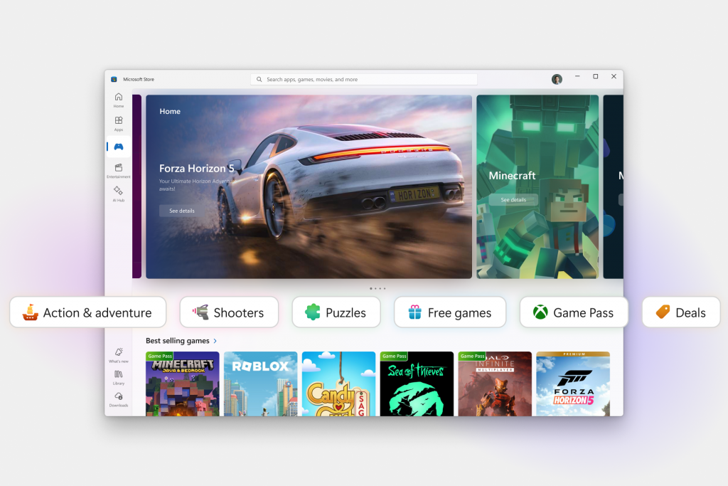 Рядок кнопок на ігровій сторінці виділено