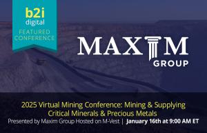 B2i Digital названо срібним спонсором і маркетинговим партнером гірничодобувної конференції Maxim Group 2025