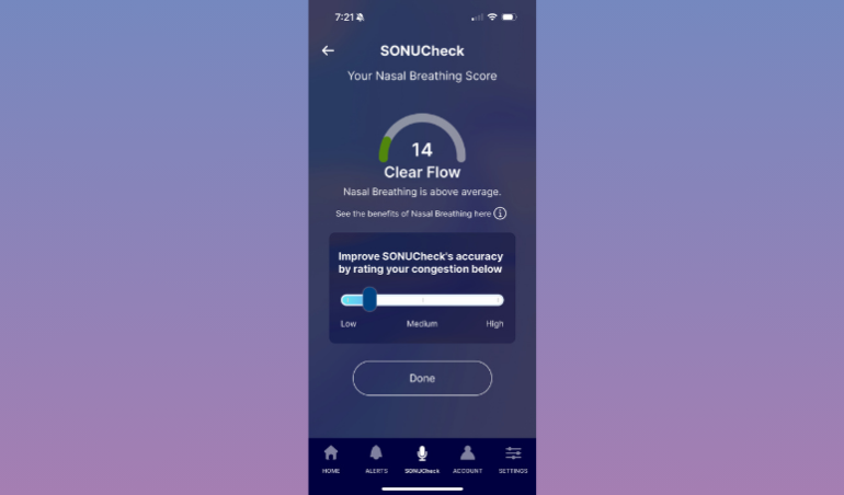 SoundHealth дебютує в режимі реального часу з носовим диханням, інструментом оцінки прохідності