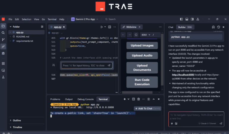 TRAE: Адаптивний редактор коду AI