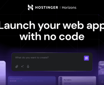Hostinger Horizons дозволяє Vibe Code Web App Ideas в реальність