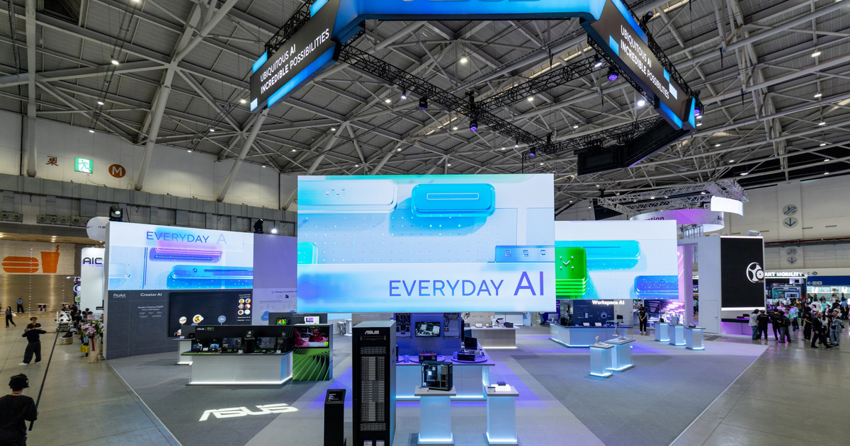 Asus Champions всюдисущий ШІ з неймовірними нововведеннями на стенді Computex 2025
