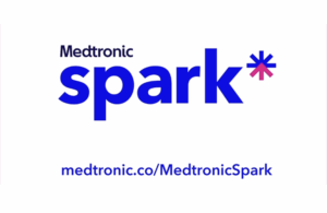 Це логотип нової програми Medtronic Spark Medtronic.