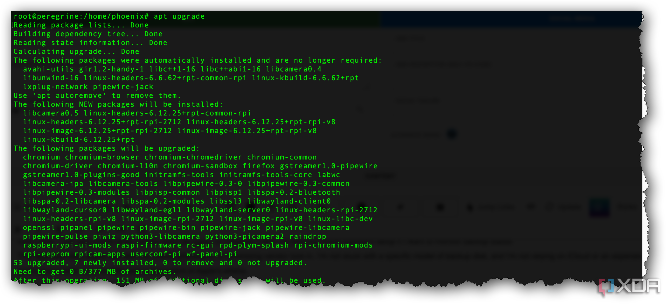 Оновлення та оновлення Raspberry Pi APT