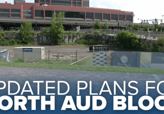 Оновлені плани, розкриті для розробки Buffalo North Aud Block