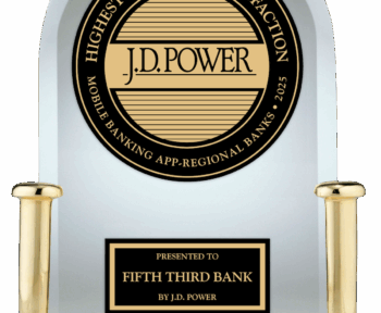 JD Power визнає п'яту третю як №1 за банківську задоволеність користувачем мобільного додатка серед регіональних банків