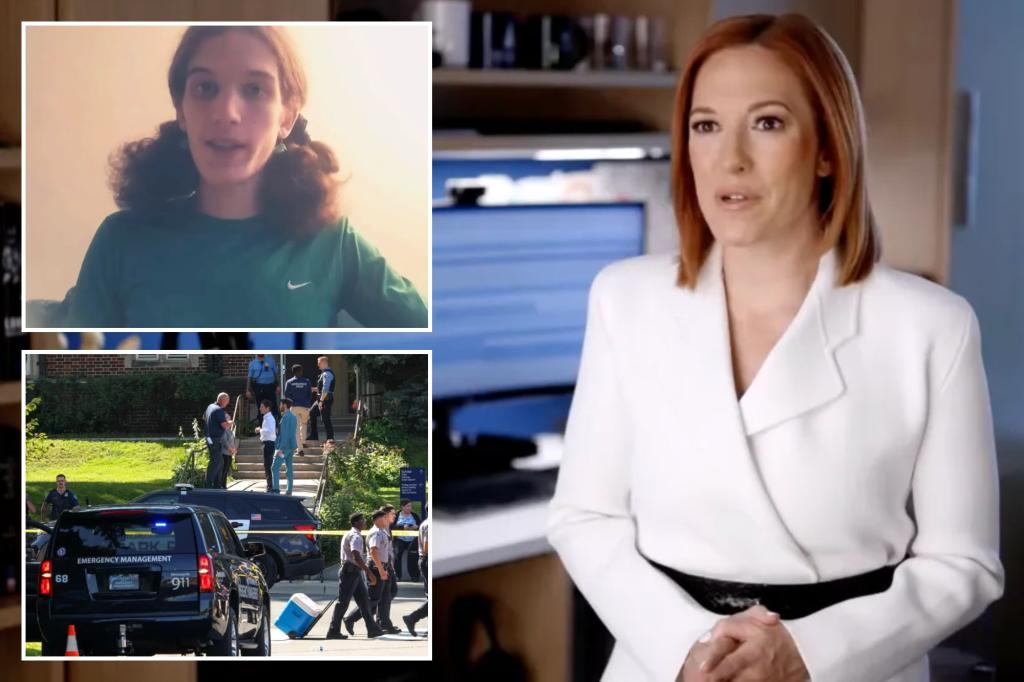Джен Псакі від MSNBC закриває церковну школу, що розстрілюється в напад на молитву, розгойда злочину Трампа