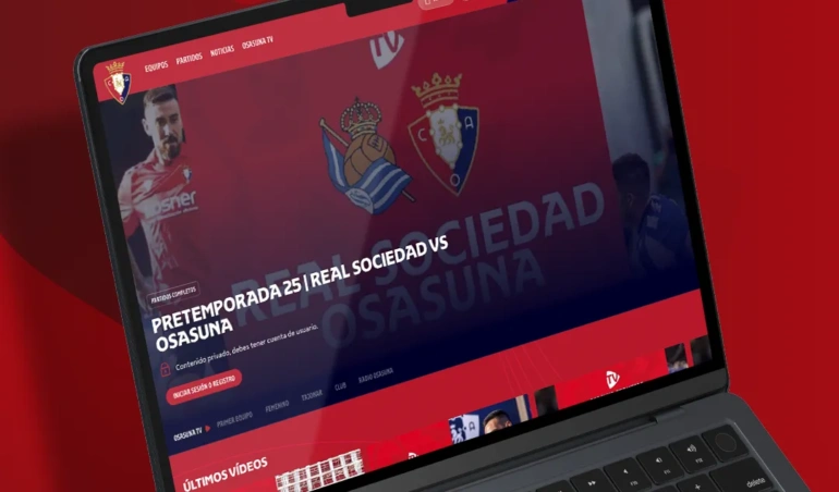 Osasuna запускає новий веб -сайт, додаток та трансляцію