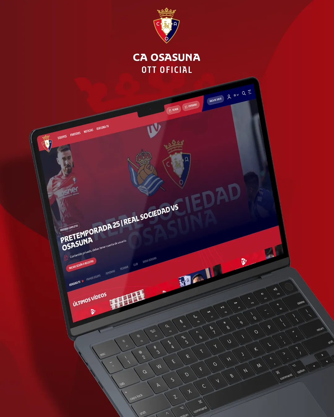 Osasuna запускає новий веб -сайт, додаток та трансляцію