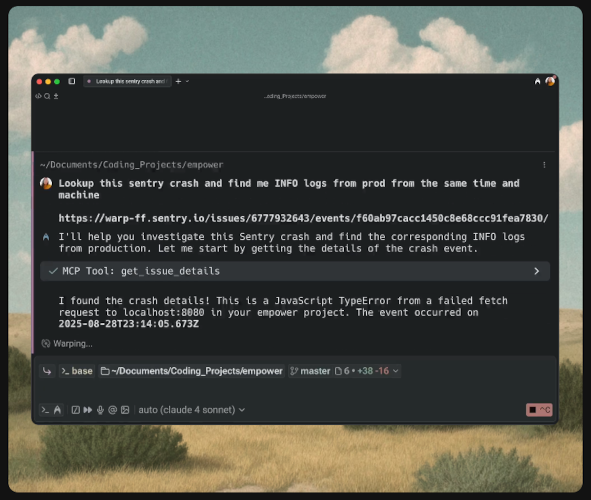 Як використовувати агентське програмування Warp для керування кластерами Kubernetes