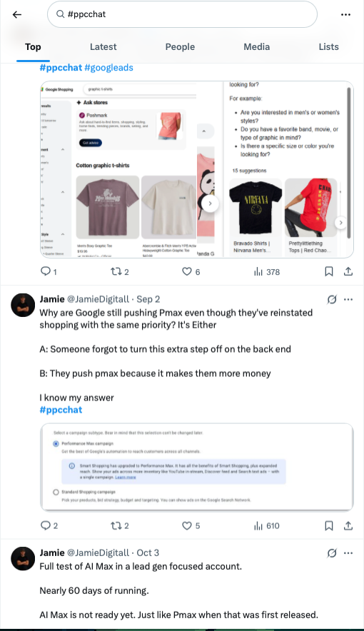 #ppcchat на X/Twitter