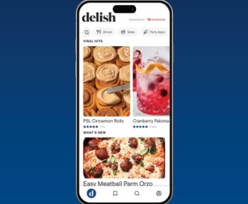 Delish запускає додаток рецептів напередодні святкового сезону