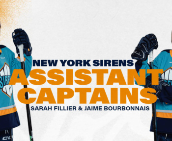 НЬЮ-ЙОРКСЬКІ СИРЕНИ ПРИЗНАЧАЮТЬ САРУ ФІЛЛЄ ТА ДЖАЙМЕ БУРБОННЕ АЛЬТЕРНАТИВНИМИ КАПІТАНАМИ | PWHL